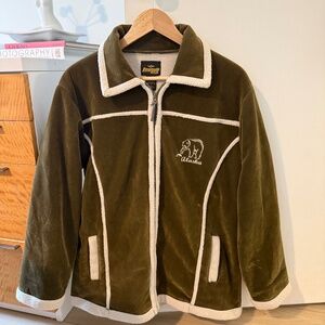 Vintage Renegade Club Alaska Sherpa Lined Zip Jacket ✨